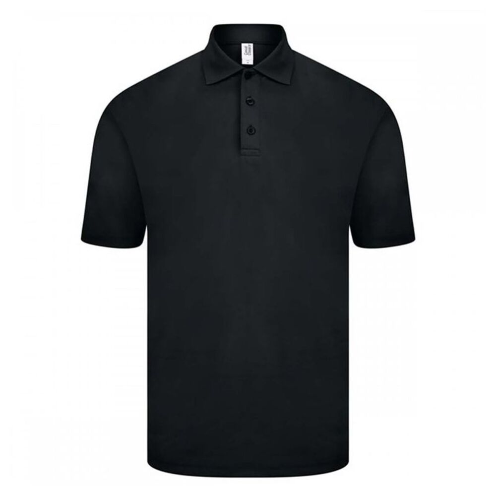 Casual Classics Mens Original Tech Pique Polo Shirt / Black